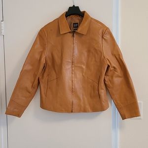 GAP Caramel Leather Jacket